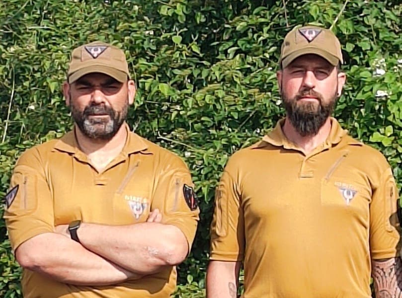 Gli istruttori Cinzio e Gorgy